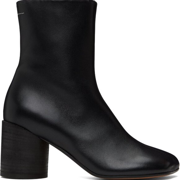 Brand New Never Worn - Maison Margiela Black Anatomic 70 Boots - Picture 3 of 6